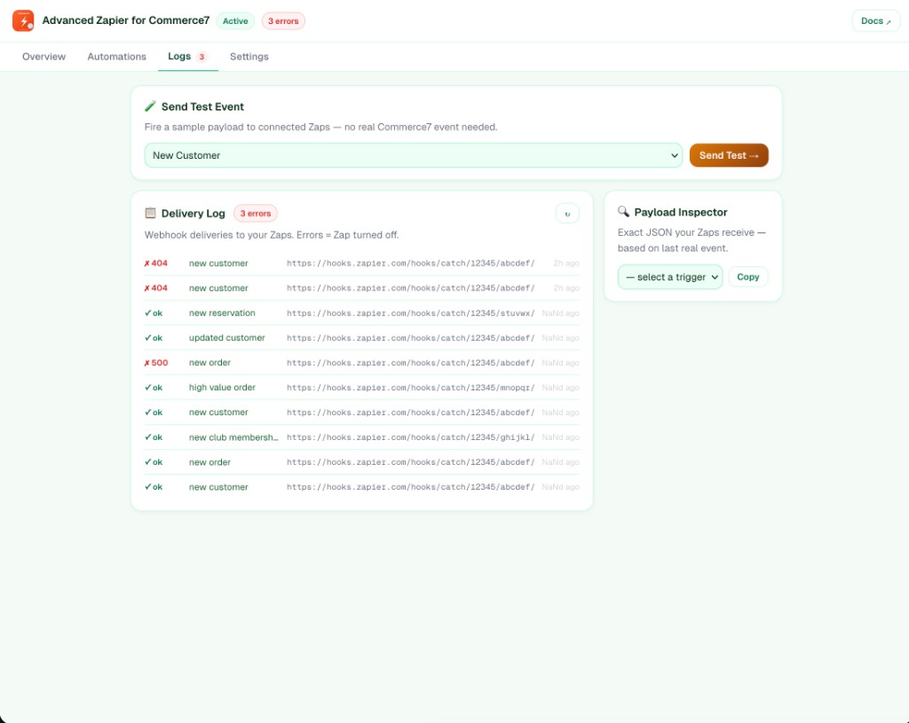 Automations tab with category filters and template cards